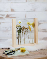 Wooden stand for dried flowers etc. 21cm high (1 pcs.) [IFS-29662]