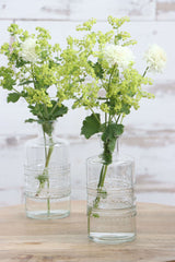 Flower vase Porto Ø7.5cm and 14.5cm high Clear - 12 pcs