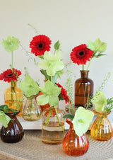 Flower vase Ø70 h: 90 mm Assorti - 12 Pcs