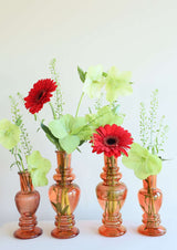 Vase Venice Amber H: 113 x Ø50 mm - 12 Pcs