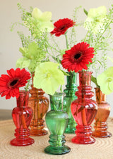 Vase Venice Dark Green H: 113 x Ø50 mm - 12 Pcs