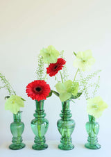 Vase Venice Dark Green H: 113 x Ø50 mm - 12 Pcs