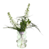 Flower vase Ø100 mm H: 180 mm Transparent - 6 Pcs