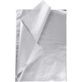 Tissue Paper, silver, 50x70 cm, 14 g - 25 sheets