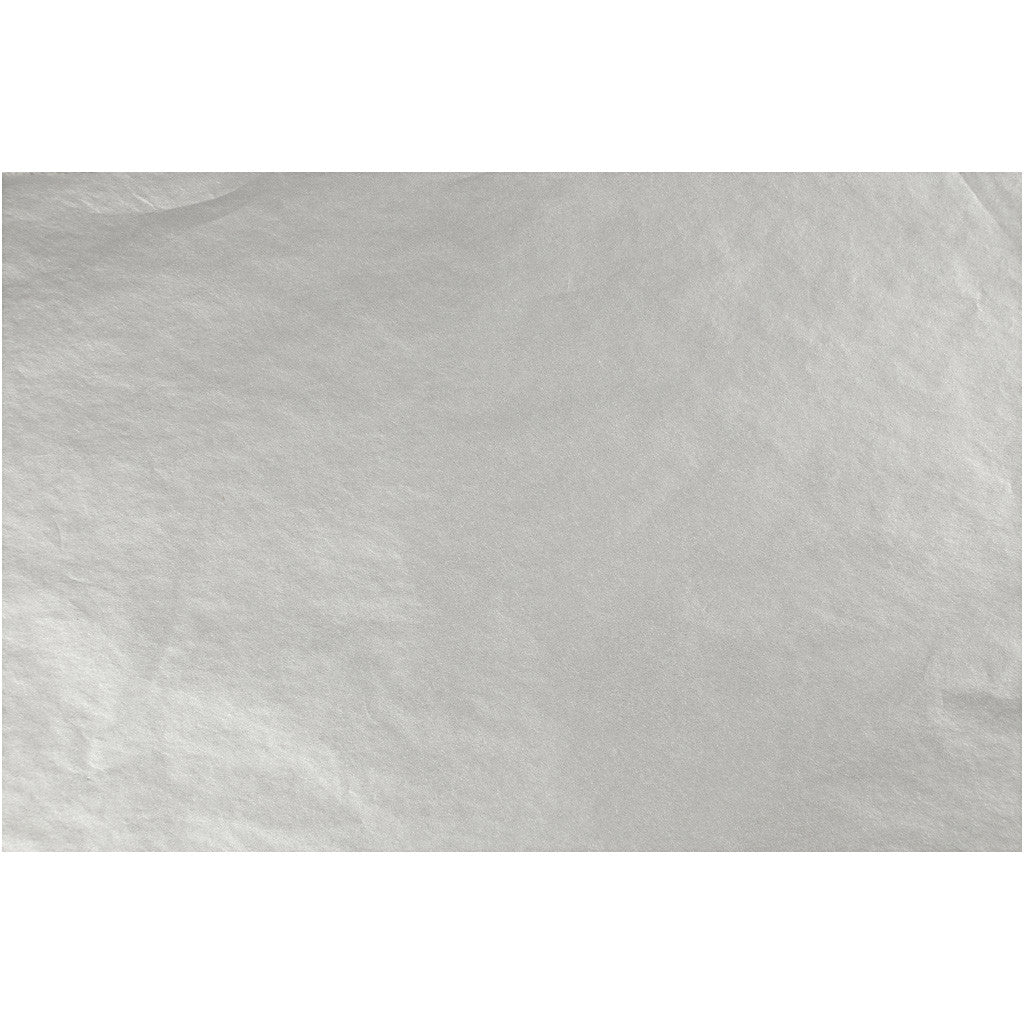 Tissue Paper, silver, 50x70 cm, 14 g - 25 sheets