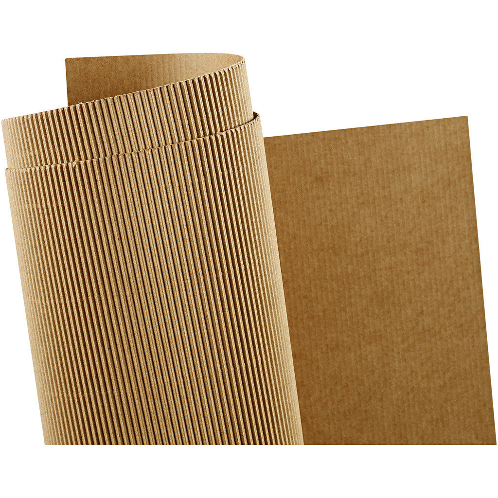Ribbed cardboard 500x700mm - 10 sheets