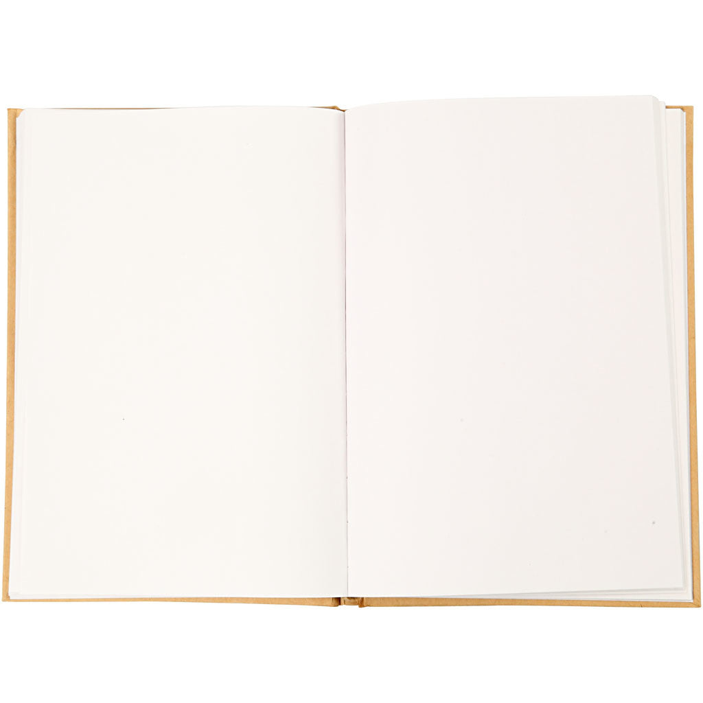 Sketchbook, brown, A5, thickness 8 mm, 80 g - 1 pc