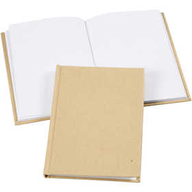Sketchbook, brown, A6, thickness 8 mm, 80 g - 1 pc