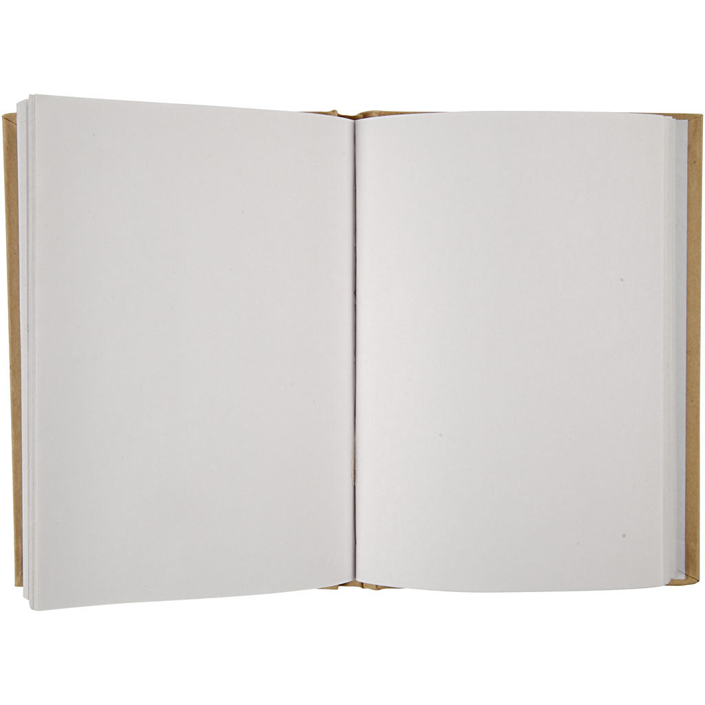 Sketchbook, brown, A6, thickness 8 mm, 80 g - 1 pc