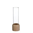 Wooden Base White Test Tube 50x280mm 