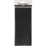 Tissue Paper, black, 50x70 cm, 14 g - 10 sheets