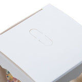 Kraft Gift Boxes White with 3 windows 50x50x50mm - 25 pieces