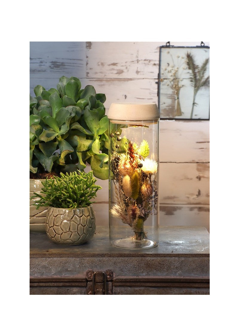 Test tube Ø80 h: 230 mm w. solar cork lid - 1 pc