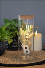 Test tube Ø80 h: 230 mm w. solar cork lid - 1 pc