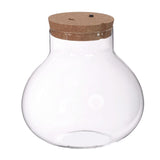 Terrarium w. cork w. accu w. usb-c plug Ø20,5 h.20 cm - 1 pcs
