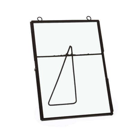 Frame for dried flowers etc. black 18cm high 