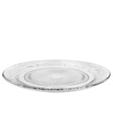 Glass Plate Tess Ø29 h2 cm Clear - 6 pcs