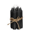 Diner Candles Black 110 mm 