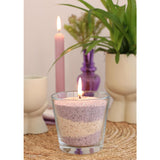Pearlsand Candle 400gr Lavendel - Grey - 6 pcs