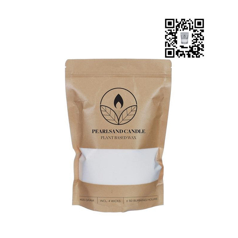 Pearlsand Candle 400gr White - 6 pcs