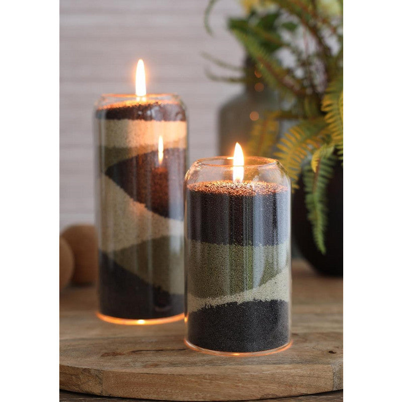 Pearlsand Candle 400gr Black - 6 pcs