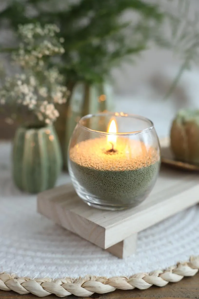 Pearlsand Scented Candle 400gr Pine - 6 pcs