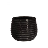 Pot Black Anthracite Rise Ø100 x h: 135 mm 