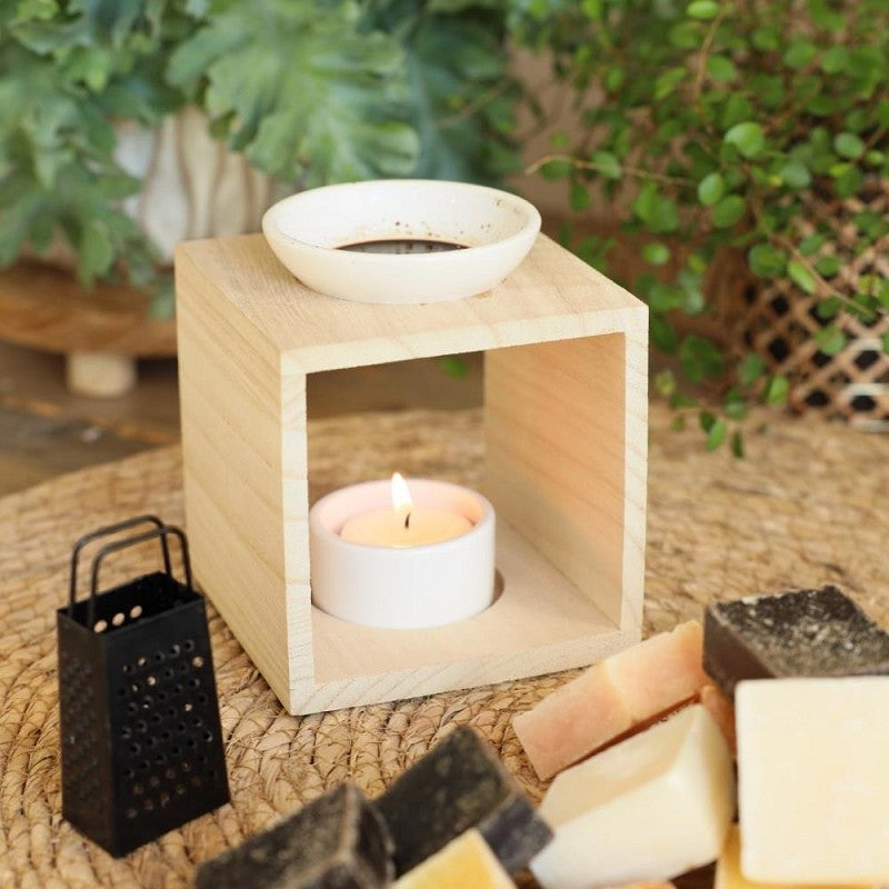 Wooden Aroma Cube holder - 1 pcs