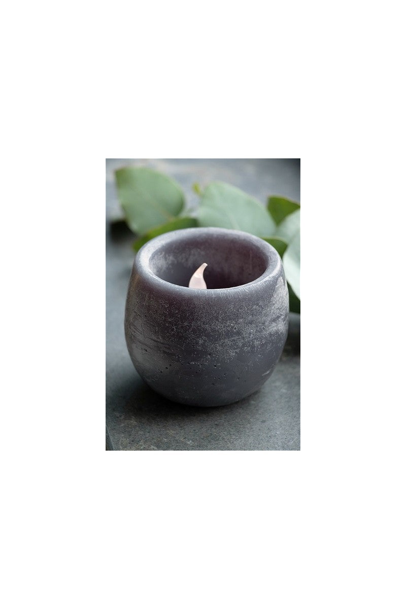 Aroma bowl Dark Grey Lavender Scent Ø90x80 mm - 6 Pcs