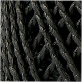 Paper Yarn Black 2.5 - 3 mm thick - 150 gram