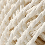 Paper Yarn White 2.5 - 3 mm thick - 150 gram