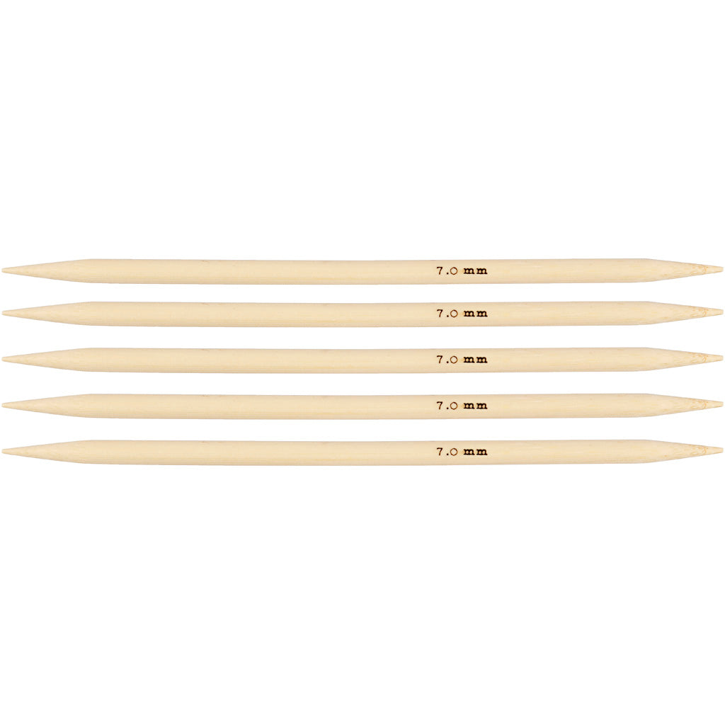 Brain needles Bamboo, size 7, 200mm long 