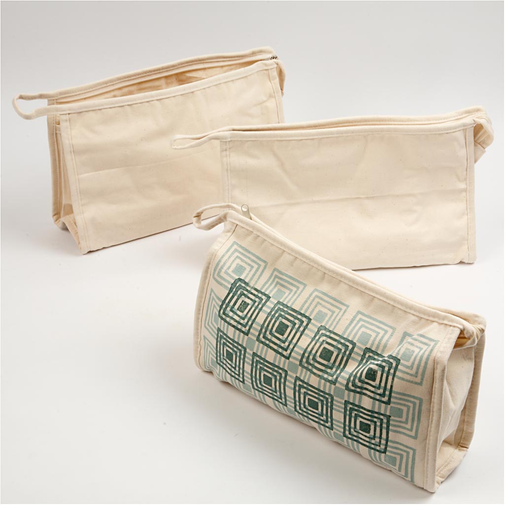 Toilet Bags, size 28x17x10cm, Light natural - 1 pc