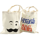Shopping Bags, size 30x33cm, 135 g/m2, Light natural - 1 pc