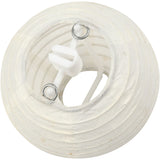 Paper Lamp, white, D: 7,5 cm - 10 pcs