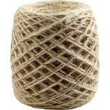 Natural Hemp, thickness 1 -2 mm, natural  - 150 mtr