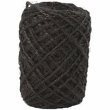 Natural Hemp, thickness 1 -2 mm, black  - 30 mtr