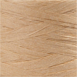 Paper raffia yarn, sand, W: 7-8 mm, 100 mtr - 1 Roll