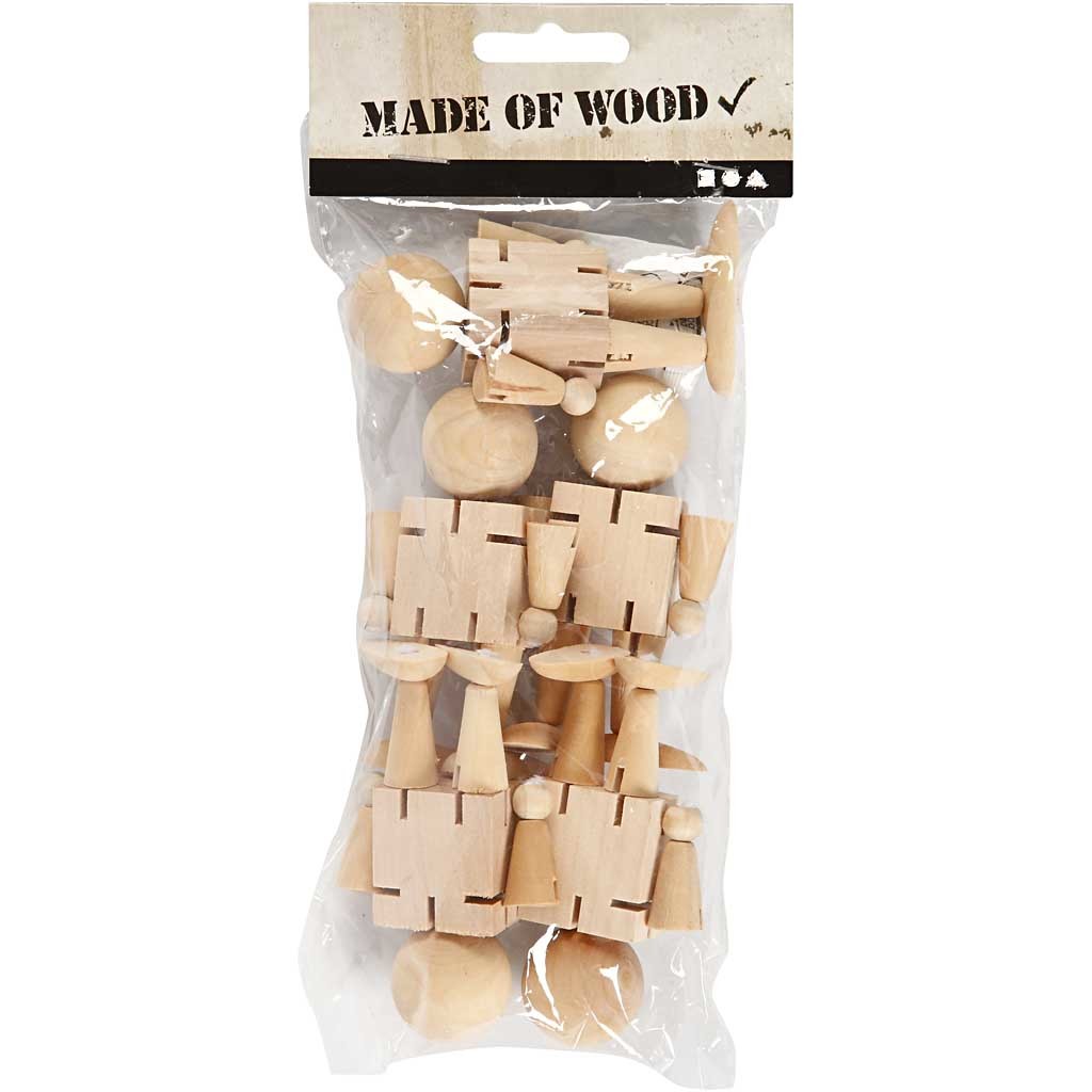 Elastic Figure, H: 8 cm - 5 pcs