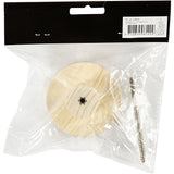 Coat Hook, round, D: 7 cm, depth 4.5 cm, pine - 1 pc