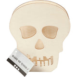 Skull, H: 13,5 cm, depth 3 cm, W: 11,5 cm - 1 pc
