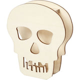 Skull, H: 13,5 cm, depth 3 cm, W: 11,5 cm - 1 pc