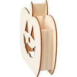 Skull, Pumpkin head, H: 13 cm, depth 3 cm, W: 13,5 cm - 1 pc