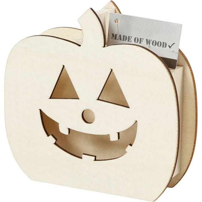 Skull, Pumpkin head, H: 13 cm, depth 3 cm, W: 13,5 cm - 1 pc