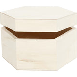 Box, size 12x7 cm, inner size 10.5x6.6 cm, plywood - 1 pc