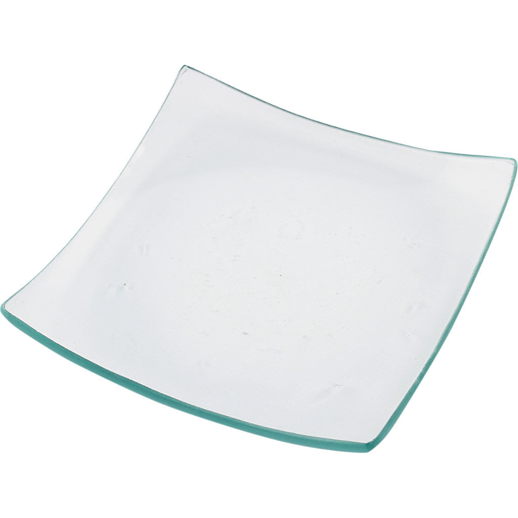 Glass Dish, size 11,5x11,5 cm - 12 pcs