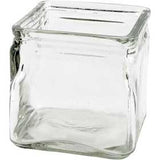 Square Candle Holder, H: 100mm, size 100x100mm - 12 pcs