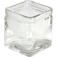 Square Candle Holder, H: 55mm, size 55x55mm 
