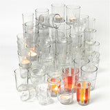 Tea Light Candle Holder, D: 45-73mm, H: 53-92mm - 72 pcs