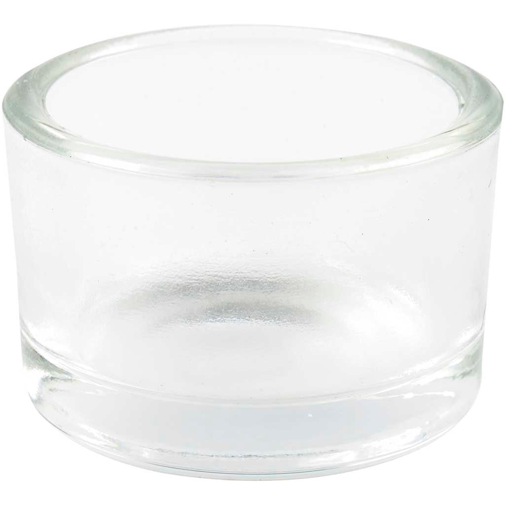 Tea Light Candle Holder, H: 32mm, D: 50mm - 48 pcs